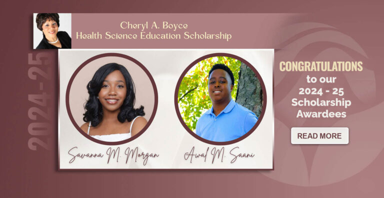 Cheryl A Boyce Health and Science Scholarshio 2024-25 Awardees